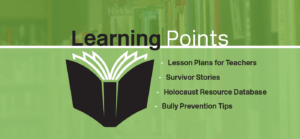 Learning Points slider with multiple bullet points explaining what is going to be learned