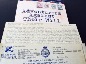 Adventures Against Their Will picture with an old letter